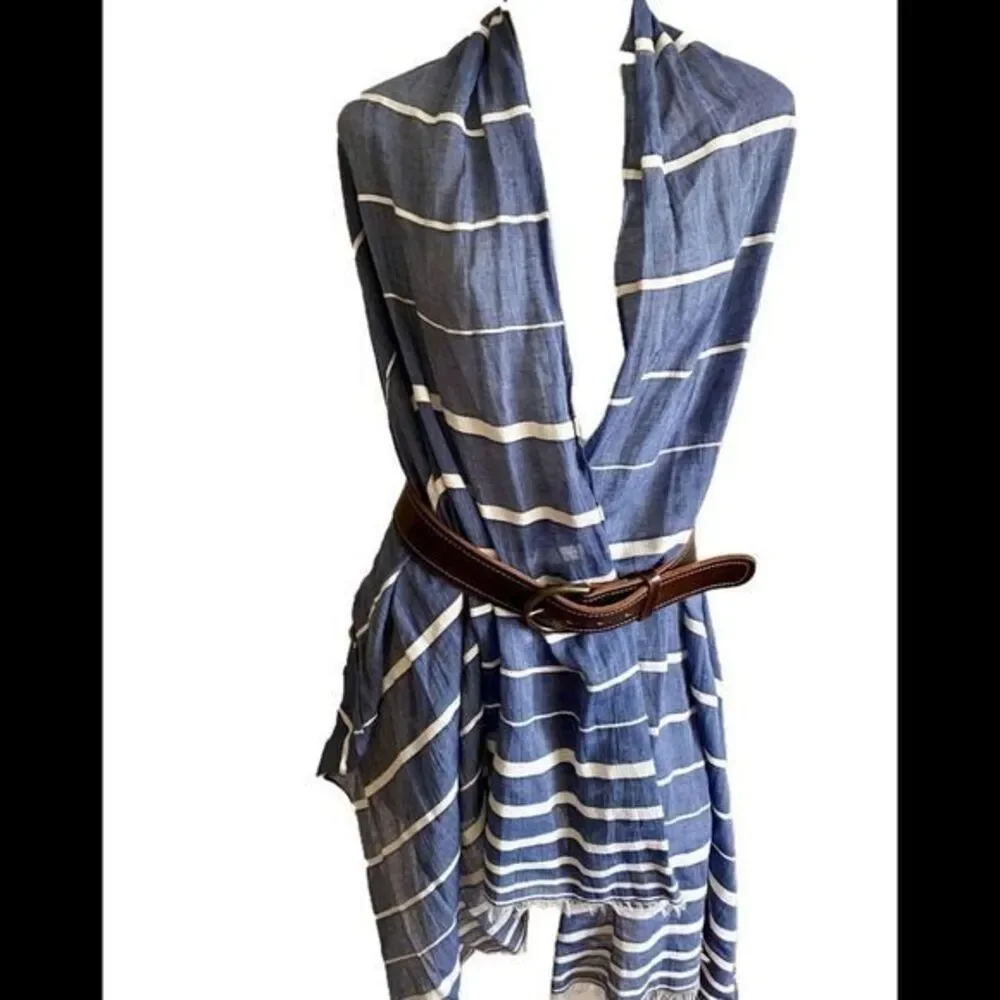 Cotton Linen Boutique Scarf /Wrap -30 x67